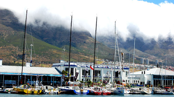 The Portimo Global Ocean Race fleet in Cape Town - Brian Hancock photo