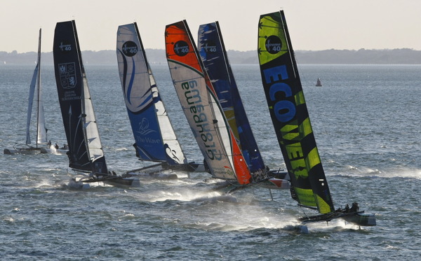 Extreme 40 Cowes 2010 - Photocredit: Paul Wyeth/OC Events 
