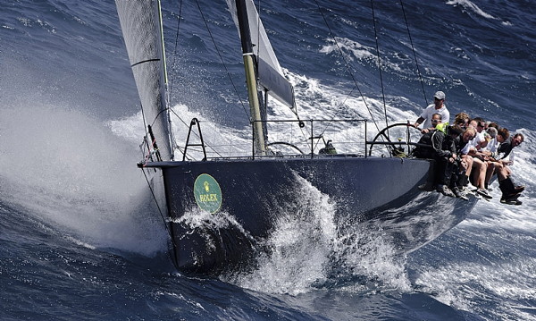 JETHOU, Sail Number: GBR 74 R, Skipper: Peter OGDEN, Design: Mini maxi, LOA (m): 18.3  -  Photo credit: Rolex /  Kurt Arrigo