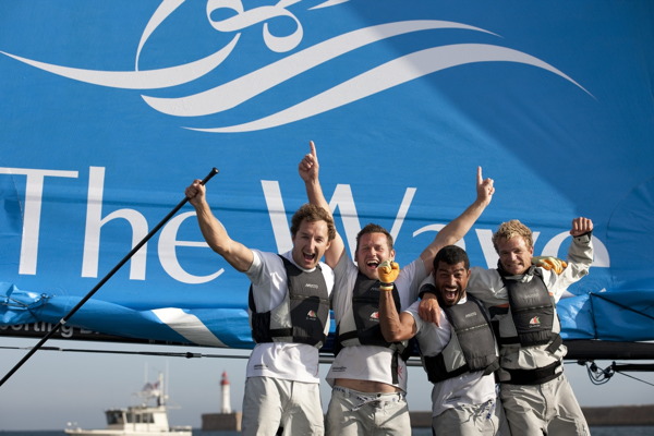 Almeria - Day 4 - The Wave, Muscat winner of the Extreme Sailing Series - Photocredit: Lloyd Images  
