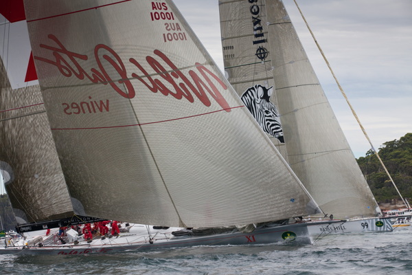 WILD OATS XI and INVESTEC LOYAL - Photo by: Rolex / Daniel Forster