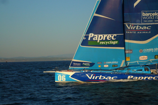 Virbac-Paprec 3 01/04/2011 Gibraltar -  P.Thierry / Barcelona World Race
