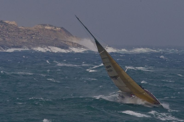  VINETA, GER, Felix Scheder-Biechin, sailing the hard conditions of the coastal race two