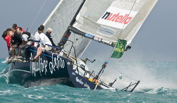  MASCALZONE LATINO, ITA leading after three races; Photo credit: Rolex /   Daniel Forster