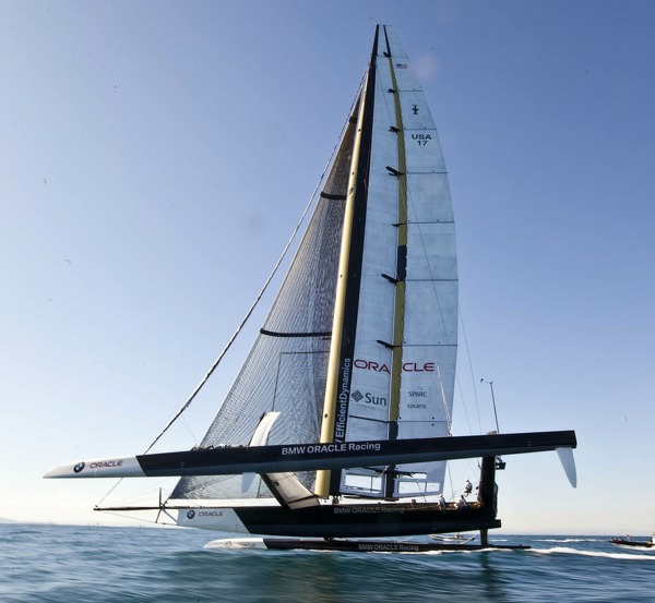 BMW ORACLE Racing - Training in Valencia - day 9 - Photocoypright: Gilles Martin-Raget / BMW-Oracle Racing