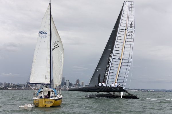 Oldies but Goldies? - AC45-first-sail-Auckland - Author: Gilles Martin-Raget