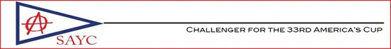 SAYC - AC Challenger for the 33th AC; Photocopyright: SailingAnarchy.com