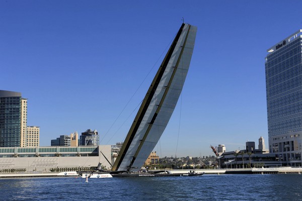 San Diego (USA, CA) - 33rd America's Cup - BMW ORACLE Racing - Wing revealed - Photocopyright:   Gilles Martin-Raget