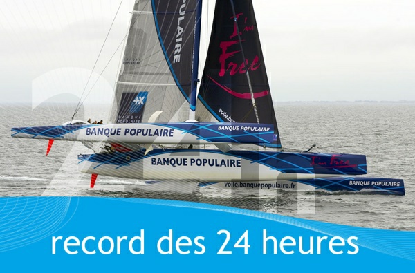 Banque Populaire 5 - 24 Stunden Rekord - Photo: BFBP/Team Banque Populaire