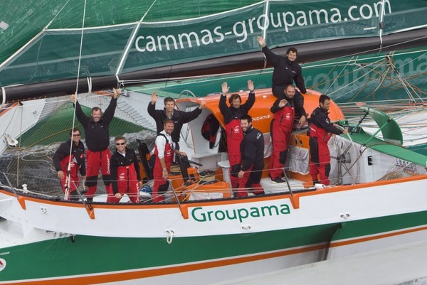 Groupama 3's crew - 2009/08/02 -  B. Stichelbaut / SEA&CO