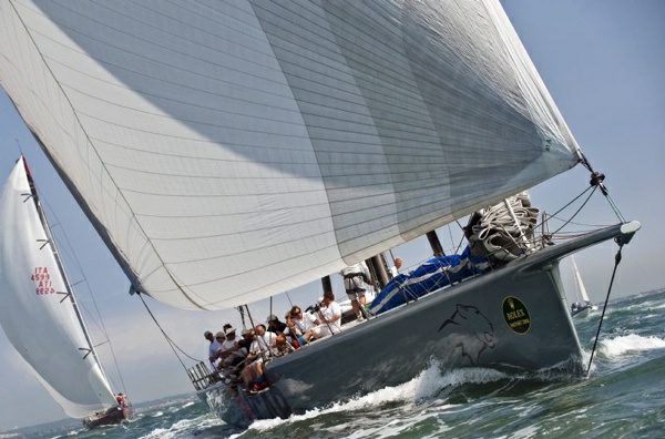 ICAP LEOPARD, Sail Number: GBR1R, Owner: Mike Slade, Design: Farr 100  - Photo credit: Rolex /  Kurt Arrigo  