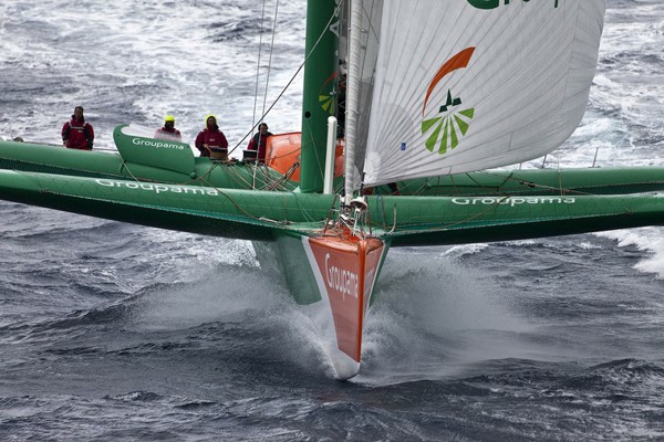 Mediterranean record: Groupama 3 has set off - 2009/05/15 -  Guilain GRENIER / Sea & Co 