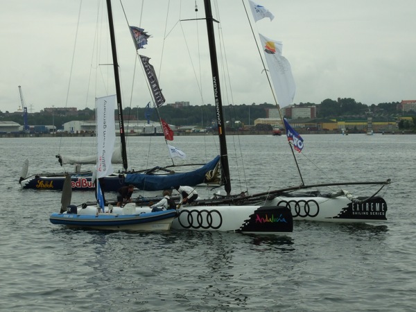 Kiel Extreme Sailing Series - Audi - Photocopyright: SailingAnarchy.de