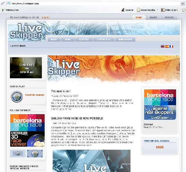 LiveSkipper - Startseite