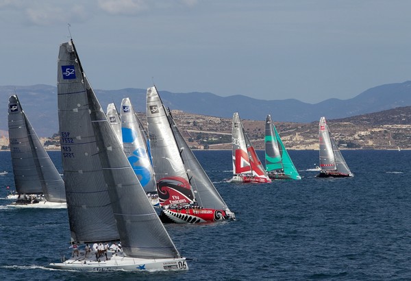 Region of Sardinia Trophy - TP52 Series: Start of the Race 1 - Photocopyright: Ian Roman