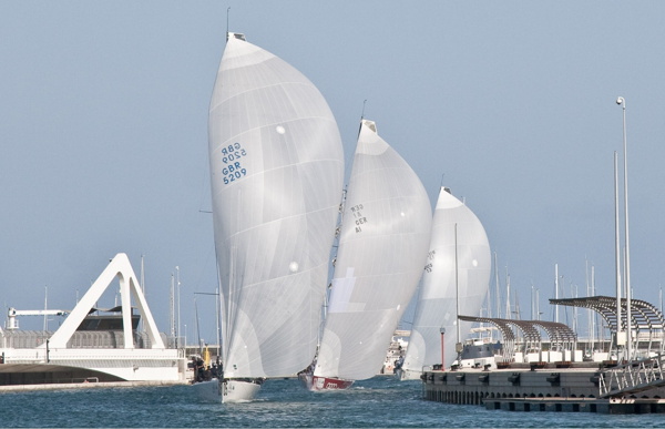 Day 3 - Coastal Race - Boats finish the race inside the port  - Copyright: Enrico Fager/Audi MedCup