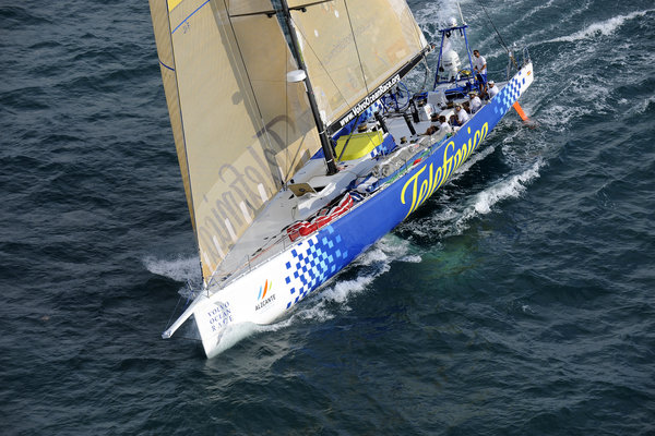 Telefonica Blue - Leg 2 - Cochin,  Photocopyright: Rick Tomlinson/Volvo Ocean Race