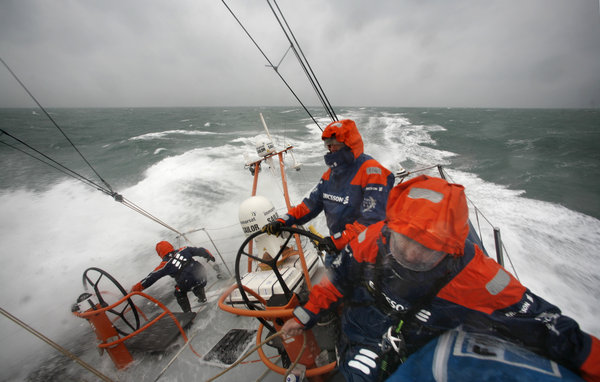 Ericsson 3 hit rough weather, on leg 5 of the Volvo Ocean Race - Photocredit: Gustav Morin/Ericsson 3/Volvo Ocean Race
