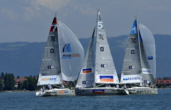 The teams in action during training day. Photo:Chris Davies/WMRT