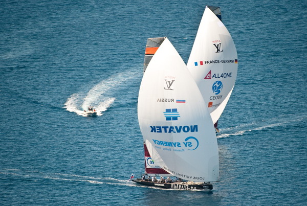 Race Day 15. Semi Finals: ALL4ONE (GER) vs Synergy Russian Sailing Team (RUS)