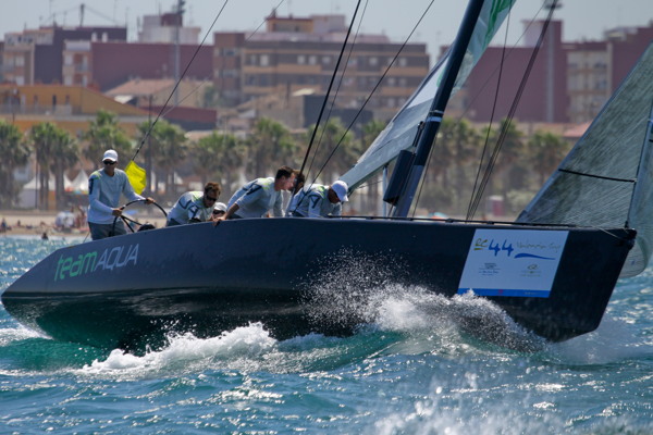 New Zealander Cameron Appleton and Team Aqua (UAE) captured the match racing portion of the week-long regatta with a 9-1 record -  Copyright: Ignacio Baixauli / RC44 Class